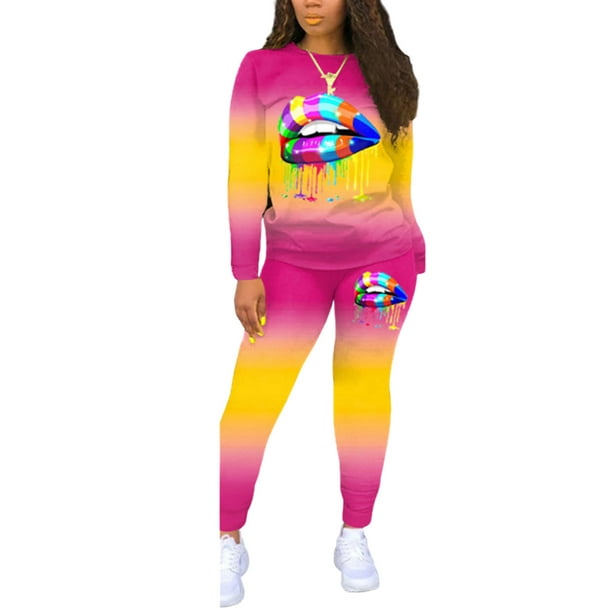tracksuit tie dye set