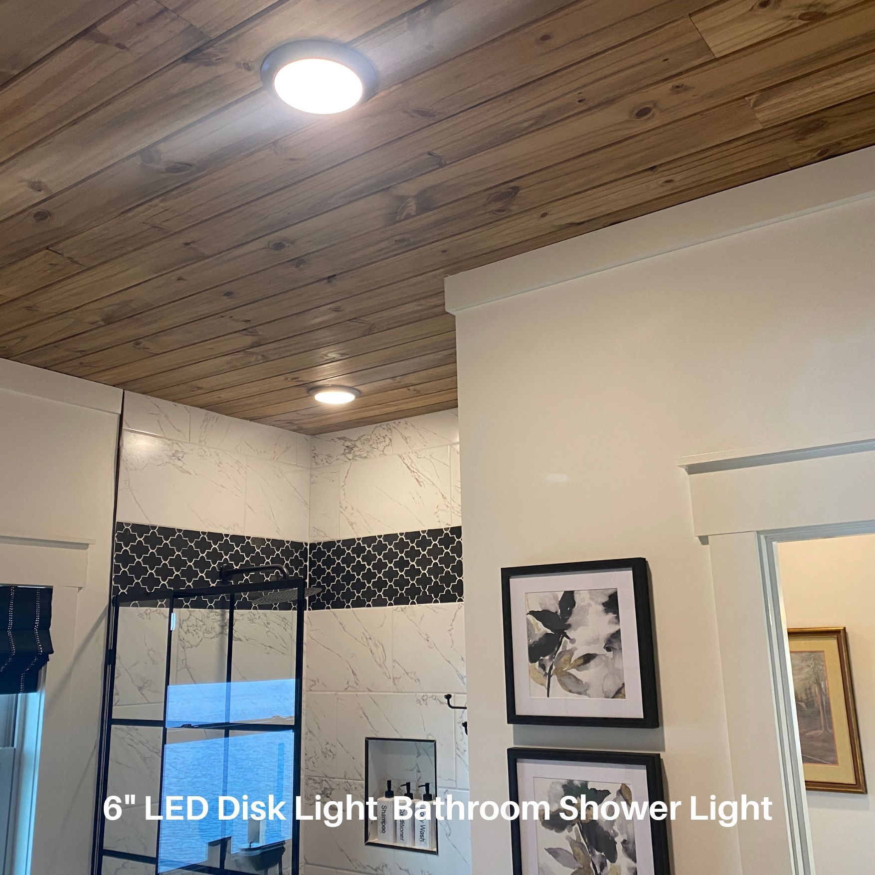 FLI Products 6in LED Flush Mount Ceiling Disk Light, 750 Lumen 3000k Warm White, Dimmable 8pk