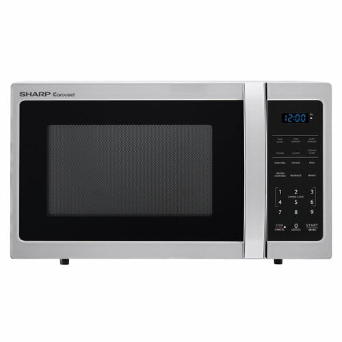 sharp carousel microwave silver