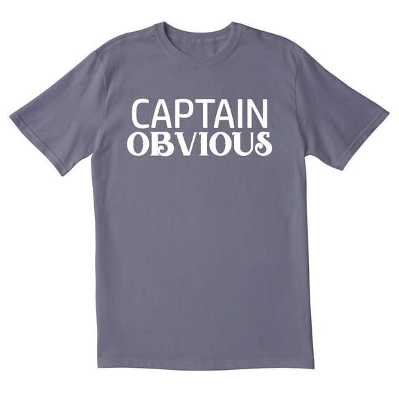 TotallyTorn Captain Obvious Novelty Sarcastic Funny Men's T Shirts