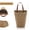 Seagrass, variant on Woven Front Door Basket Seagrass Wall Hanging Basket Organizer for Dried Flower Plants Storage Basket for Garden, Home, and Farmhouse Décor