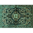 thumbnail image 1 of Ahgly Company Indoor Rectangle Persian Turquoise Blue Traditional Area Rugs, 2' x 3', 1 of 4