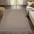 thumbnail image 2 of Beige Medallion 5X7 Rug, Indoor-Outdoor Use / Stain Resistant, Kid and Pet Friendly, 2 of 3