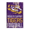 thumbnail image 1 of LSU Tigers Sign 11x17 Wood Proud to Support Design, 1 of 1