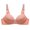 Watermelon Red, variant on Hrsba Womens Summer Bra,Plus Size Bra for Womens,Woman's Solid Color Back Buckle Thin Style Ventilate Bra Without Steel Rim