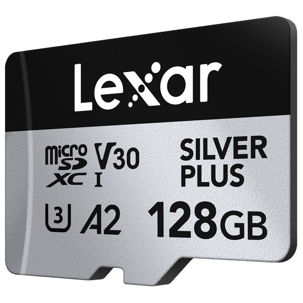 Lexar Professional 128GB SILVER PLUS microSDXC™ UHS-I Card