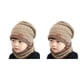 thumbnail image 4 of Sonducket Sombrero Bufanda Adultos Niños Sombreros Cubierta para el cuello Cuellos exquisitos Calentador de punto Bufandas Gorros forrados para tipo 11 2Conjunto, 4 of 6