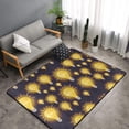 thumbnail image 2 of Area Rugs For Living Room Decor - Ider Light Bulb Pattern Anti Slip Throw Washable Rugs 3x5 For Bedroom, Soft Indoor Carpet For Bedroom Living Room 60x39In, 2 of 5
