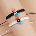 thumbnail image 2 of B Pulsera de cuentas de arroz Pulsera bohemia hecha a mano de cuentas de semillas para damas y niñas, 2 of 5