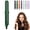 Dark Green, variant on Curling Iron, 2-in-1 Mini Curling Wand & Flat Iron Hair Straightener, 3D Curling Iron for Short Hair, CurlingIron, Mini Dual Purpose, for Travel, Rapid Heating