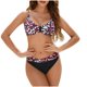 thumbnail image 2 of Traje de baño de 2 piezas para mujer, trajes de baño para mujer, bikini de moda para mujer con almohadillas en el pecho sin tirantes de acero, traje de baño dividido, conjunto de playa de dos piezas p, 2 of 6
