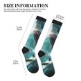 thumbnail image 4 of Sikiie Surfing Shark 1 Pairs Compression Socks for Men and Women 15-20 mmHg Running Support Socks, 4 of 7