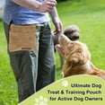 thumbnail image 5 of Unique Bargains Dog Treat Pouch Portable Puppy Dog Training Treat Bag Treat Pouches for Pet Training Auto Closing Hand Free Pet Feed Snack Reward Pocket Khaki, 5 of 7