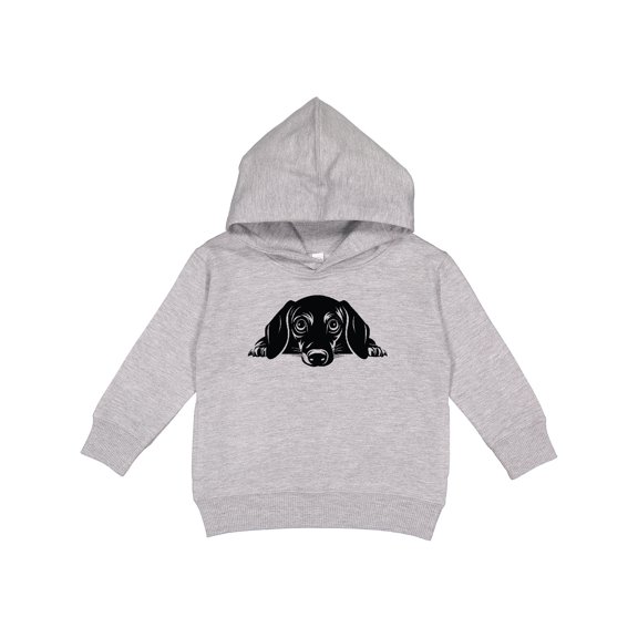 Inktastic Peeking Dachshund Toddler Hoodie