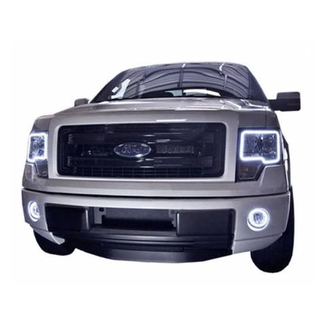For 2009-2014 Ford F150 Halo Fog Lamp Driving Light Kit F-150 Angel Eye