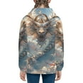 thumbnail image 6 of Kdxio Cool Cloud White Dragon Pattern Kids Boys Girls Zip Up Hoodie 3D Printed Hooded Sweatshirt Hoody Coat with Pocket 7-12 Y-Medium, 6 of 6