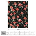 thumbnail image 4 of Fenyluxe Cozy Mushroom Throw Blankets for Kids Fuzzy Flannel Mushroom Decor Cute Fluffy Soft Warm Blanket for Winter Sofa 60x80in, 4 of 6
