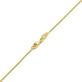 thumbnail image 4 of LoveBling 10K Yellow Gold Solid Diamond Cut Franco Chain Bracelet (1.1mm, 7.5"), 4 of 5