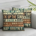 thumbnail image 2 of and Background Rules Linen Square Throw Waist Pillow Case Decorative Cushion Cover Pillowcase Sofa, 2 of 6