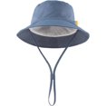 thumbnail image 2 of Cotton Baby Sun Hat Infant Toddler Boys Girls Bucket Hats Summer Sun Protection Kids Beach Caps, 2 of 5