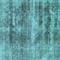 thumbnail image 1 of Ahgly Company Indoor Square Abstract Light Blue Modern Area Rugs, 7' Square, 1 of 4