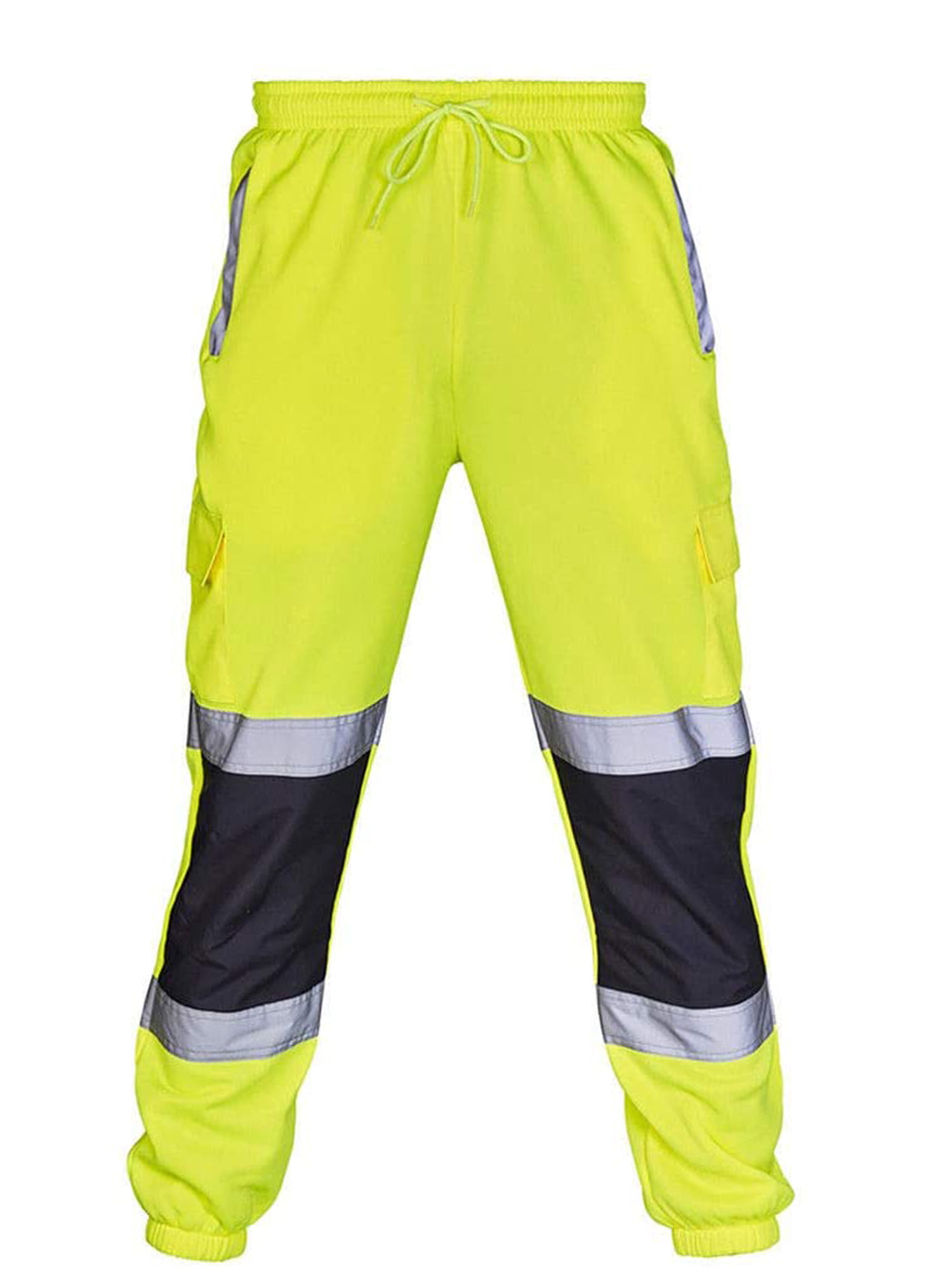 Reflective Hi Vis Industrial Work Pants Cotton Enhanced Visibility Safety NEW! 