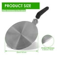 thumbnail image 2 of Dosaele Heat Diffuser Plate Stainless Steel Induction Adapter Plate Round Heat Diffuser Cookware Pan Heat Induction Diffuser Plate for Gas Cooker Gas Stove Electric Oven Grill, 2 of 7