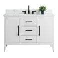 thumbnail image 4 of Vanity Art 48" Single Sink Bathroom Vanity Cabinet with Engineered Marble Countertop, 4 of 8