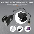 thumbnail image 2 of Luces de bicicleta recargables con USB Sailing impermeables faros delanteros y traseros accesorios de bicicleta, 2 of 5