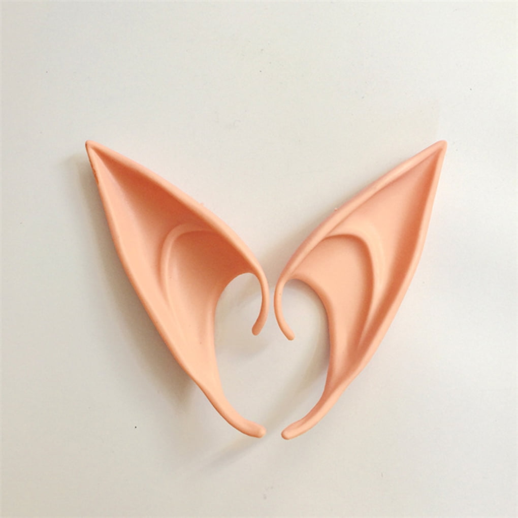 ben-gi 1 Pair Elf Ears Cosplay Accessories Latex Soft Pointed Prosthetic False Ear Halloween Party s