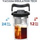 thumbnail image 2 of 20oz Stainless Steel Vacuum Insulated Bottle Travel Coffee Mug Double Wall Insulated with Handle fo, 2 of 3