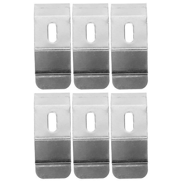 6 soportes de hardware para persianas enrollables para persianas verticales, kit de reparación de persianas, soportes de montaje para instalación en techo y pared