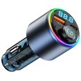 thumbnail image 1 of BC89 Car Charger 48W Fast Charging Adapter Bluetooth-Compatible MP3 Player FM Transmitter with Ambie, 1 of 5