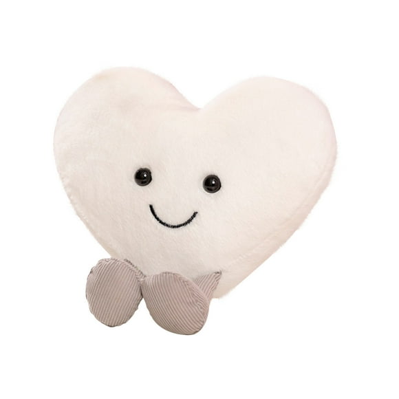 Coussin Cœur en Peluche Mignon Jouet en Peluche, Coussin d'Amour Coussin pour Amis des Enfants Enfants Filles, Jouet de la Saint-Valentin Coussin Décoratif Convenant au Salon,Chambre