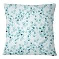 thumbnail image 4 of S4Sassy Indian Decorative Teal Green Pillow Cover Leaf Print Sofa Pillow Case Throw-22 x 22 Inches, 4 of 4