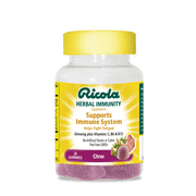 Ricola Herbal Immunity Supplement Citrus Gummies, 24 Count