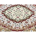 thumbnail image 5 of Linon Home Decor Persian Treasures Area Rug Collection, Black and Cream, 5' x 7.6', 5 of 5