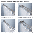 thumbnail image 3 of Accesorios robustos para uso intensivo, ganchos de cortina de ducha de acero inoxidable de primera calidad con acción de deslizamiento libre para un funcionamiento suave en cualquier entorno de baño, 3 of 5