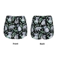 thumbnail image 6 of Uemuo Cartoon Koala Bear Pattern Women's Athletic Shorts High Waisted Running Shorts with Liner Pockets Gym Elastic Workout Shorts-Medium, 6 of 9