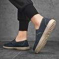 thumbnail image 6 of New Men's Casual Canvas Loafers Slip On Breathable Flats Boat Shoes Driving Shoes Moccasins Casual Walking Shoes, 6 of 9