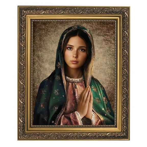 Gerffert 79-226 Our Lady of Guadalupe Gold Tone Framed Print