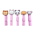 thumbnail image 2 of Pinzas Decorativas Prichos Cutie Town Madera y Cartón 1 Paquete con 5 Piezas, 2 of 4