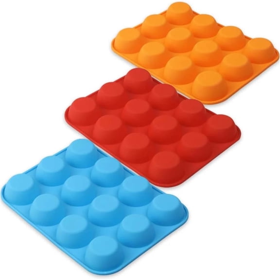 Silicone Candy Mold Set 3PCS, 12-Cavity Succulent & Christmas Tree Chocolate Molds, Reusable Flexible Silicone Molds for Candy Chocolate Ice Treats