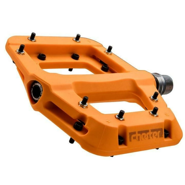 race face orange pedals