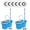 Blue, variant on Mop Bucket with Wringer Set, 360 Rotation Mop Bucket Systerm for Floor Cleaning with 3 Microfiber Mop Head for Office and Home Use, Black (Mop Bucket Set of 2)