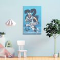 thumbnail image 4 of Christian McCaffrey American Football Players Sports Celebrity Canvas Wall Art Posters For Room Aesthetic And Decor 6 Poster For Bedroom Bathroom Living Room Office Kitchen Decor, 4 of 8