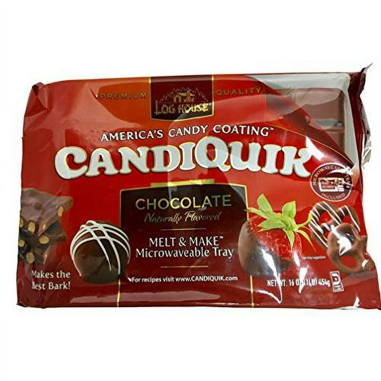 Candiquik Candy Coating One Vanilla One Chocolate With Microwavable Trays Holiday Christmas Baking Supplies