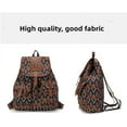 thumbnail image 4 of Hippie Canvas Women Backpack Purse- Boho Style Ethnic Drawstring Causal Double Shoulder Vintage Travel Daypack (Landscape), 4 of 9