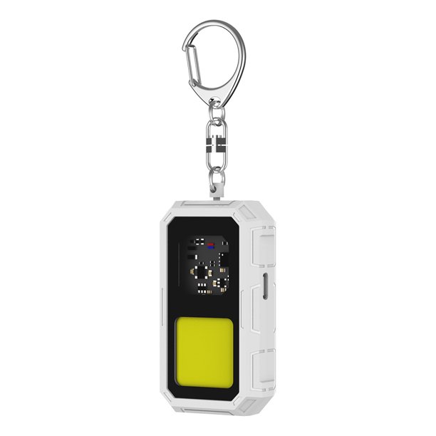 LED SONIC Mosquito Repelente Recargable Ultrasónico Keychain () White