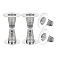 thumbnail image 1 of 6PCS Bathroom Sink Drain Strainers for 1.2-1.6Inch Drain Hole, 1Inch Small Conical Stainless Steel Bathtub Drain Cover, 1 of 5